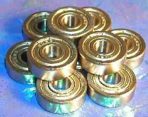 10 Bearing 606ZZ 6x17x6 Shielded:vxb:Ball Bearings
