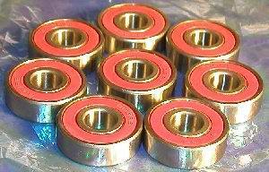 100 ABEC-7 Sealed Skateboard/inline/Rollerblade Skate Bearings:vxb:Ball Bearings