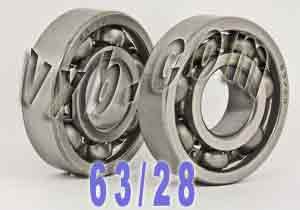 2 Ball Bearing 12x40x12 Open