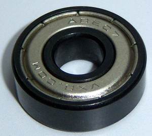 800 ABEC-7 Skateboard/in-line/Skate Bearing:Black:Shielded