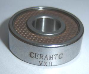 8 Skateboard Ceramic Bearing:Teflon Sealed:Si3N4:ABEC-7