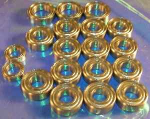 Tamiya TGS Chassis Set of 19 Bearing:vxb:Ball Bearings