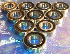 10 Bearing R16-2RS 1"x2"x1/2" Sealed
