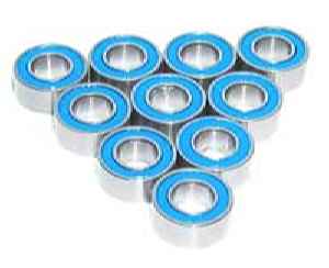 10 Balls Bearings 3mm x 6mm Sealed 3mm x 6mm x 2.5mm