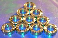 10 Balls Bearings 8mm x 14mm Shielded 8mm x 14mm x 4mm