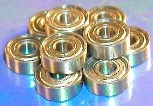 10 Bearing 3x8 Shielded 3x8x3:vxb:Ball Bearings