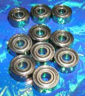 R168ZZ Balls Bearings 1/4"x 3/8"x 1/8" Shielded